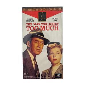 Vintage VHS The Man Who Knew Too Much Alfred Hitchcock New Sealed